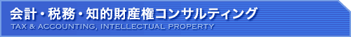 会計・税務・知的財産権コンサルティング